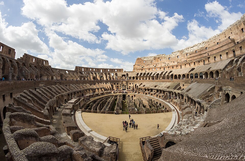 Inside of the Colosseum